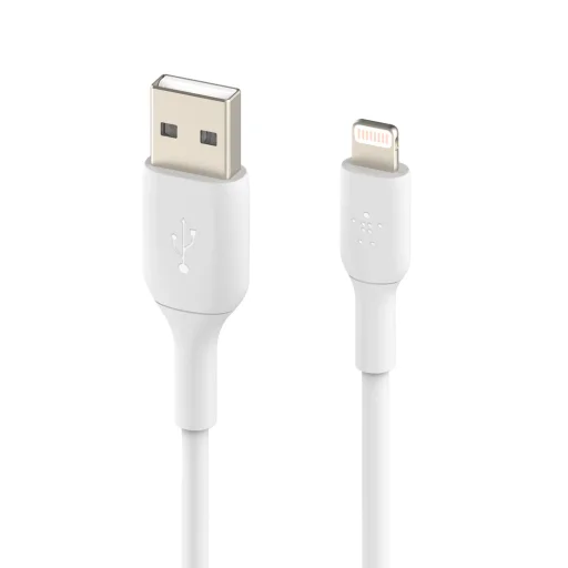Belkin BOOST CHARGE USB-A to Lightning Cable, PVC - 3M - White - 1