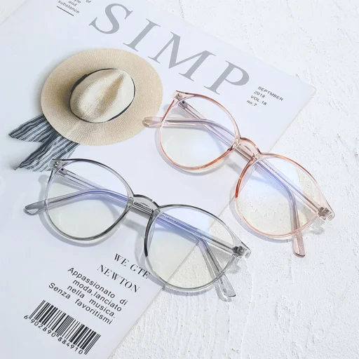 Anti-Blue Light Techsuit Szemüveg Reflex TR90 (F8551-C5) - Kerek - Rózsaszín - 6