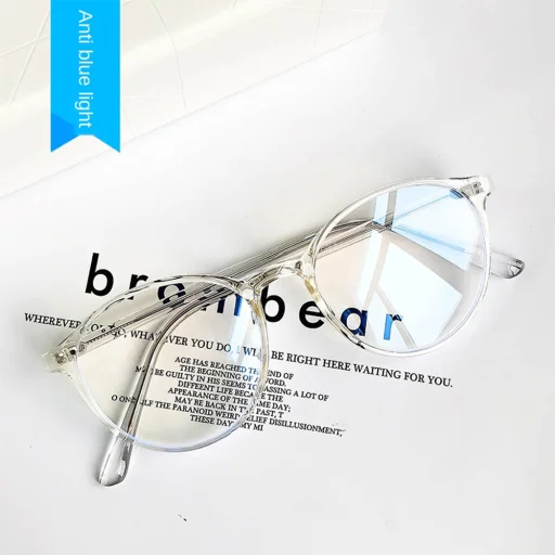 Anti-Blue Light Szemüveg Techsuit Reflex TR90 (F8551-C7) - Kerek - Szürke - 5