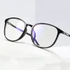 Anti-Blue Light Glasses Techsuit Reflex PC (F2822) - Kerek - Fényes Fekete thumbnail