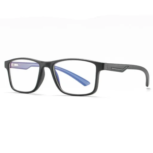 Anti-Blue Light Glasses Techsuit Reflex TR90 (F2388) - Téglalap alakú - Homokfekete / Szürke - 1