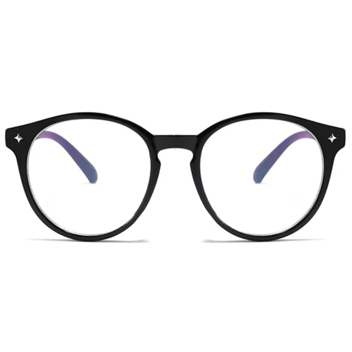 Anti-Blue Light Szemüveg Techsuit Reflex PC (PC28003-C1) - Kerek - Fekete - 1