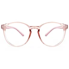 Anti-Blue Light Szemüveg Techsuit Reflex PC (PC28003-C4) - Kerek - Átlátszó Barna