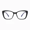 Anti-Blue Light Glasses Reflex PC (PC28016-C1) Techsuit - Cat Eye - Fekete thumbnail