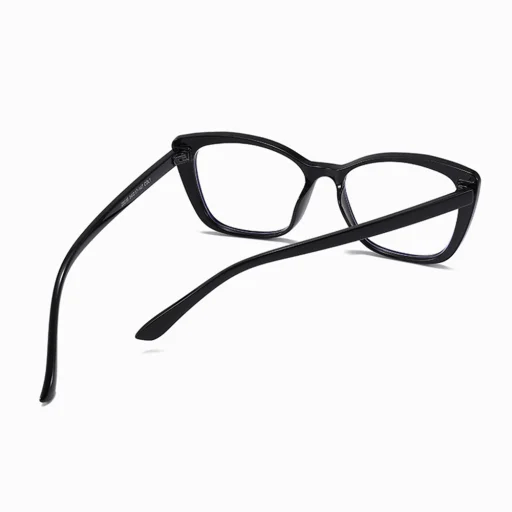 Anti-Blue Light Glasses Reflex PC (PC28016-C1) Techsuit - Cat Eye - Fekete - 2