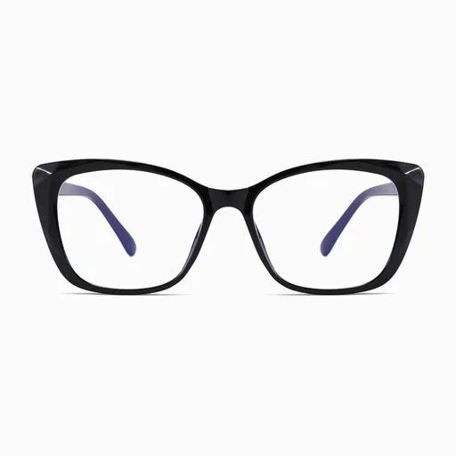 Anti-Blue Light Glasses Reflex PC (PC28016-C1) Techsuit - Cat Eye - Fekete - 3