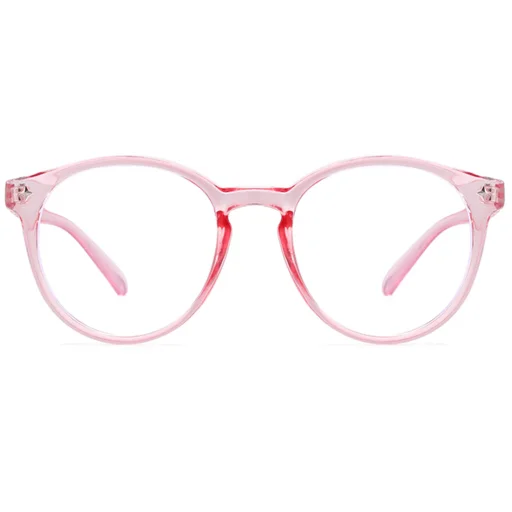 Techsuit - Anti-Blue Light Szemüveg Reflex PC (PC28003-C5) - Kerek - Rózsaszín - 1