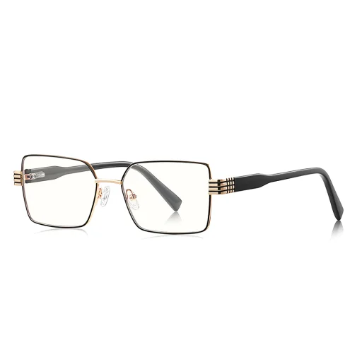 Reflex PC (3160) Női Anti-Blue Light Glasses Techsuit - Téglalap, Fém Keret, AC Lencse - Fekete - 1