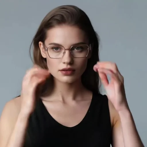 Női Anti-Blue Light Glasses Techsuit - Reflex PC (3161), Rektanguláris, Fém Keret, AC Lencse - Fekete - 6