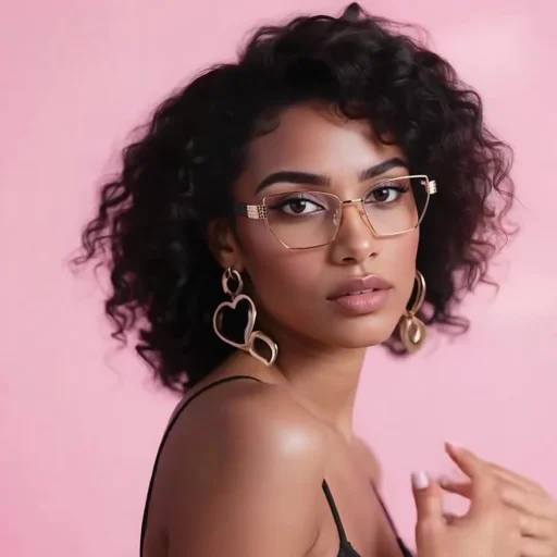 Női Anti-Blue Light Szemüveg Techsuit Reflex PC (3162), Téglalap alakú, Fémkeret, AC Lencse - Fekete - 4