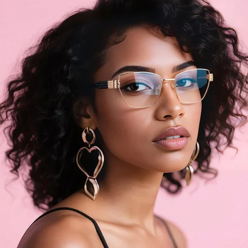 Női Anti-Blue Light Szemüveg Techsuit Reflex PC (3162), Téglalap alakú, Fémkeret, AC Lencse - Fekete - 6