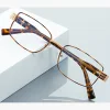 Női Anti-Blue Light Szemüveg Téglalap alakú, Fém Keret, AC Lencse - Arany/Fekete Techsuit Reflex PC (3163) thumbnail