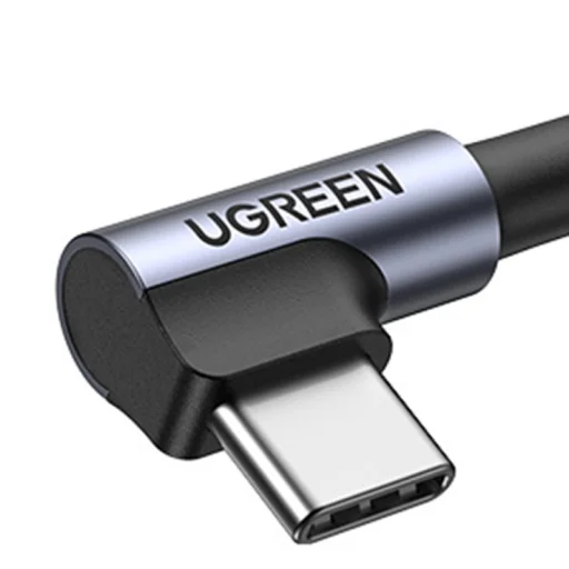 USB-A - USB-C Kábel UGREEN US284 Szögletes, 18W, 3A, 0.5m, Szürke - 4