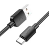 USB-A to USB-C kábel Hoco X96, 27W, 0.25m, Fekete thumbnail
