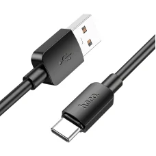USB-A to USB-C kábel Hoco X96, 27W, 0.25m, Fekete
