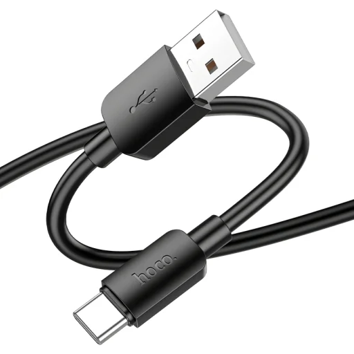 USB-A to USB-C kábel Hoco X96, 27W, 0.25m, Fekete - 2