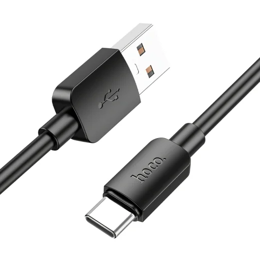 USB-A to USB-C kábel Hoco X96, 27W, 0.25m, Fekete - 1