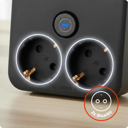 Huslog Power hálózati elosztó telefon tartóval HUS1055 USB-A, USB-C porttal - 6