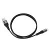 USB-A - microUSB Kábel Hoco X38 Cool, 18W, 2A, 1m, Fekete thumbnail