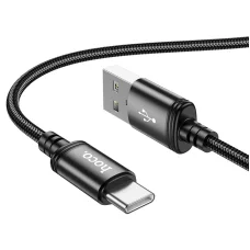 USB-A - USB-C Kábel Hoco X89, 60W, 3A, 1m, Fekete