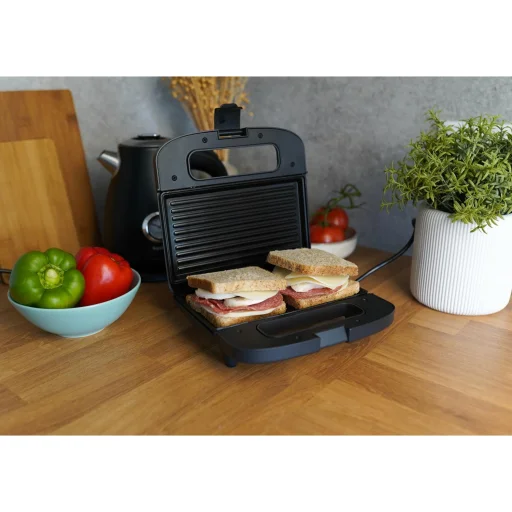 Huslog panini, szendvicssütő grill 1000W - 8