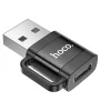 USB-C - USB-A Átalakító Hoco UA31D, Fekete