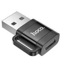 USB-C - USB-A Átalakító Hoco UA31D, Fekete