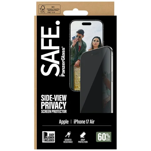iPhone Air SAFE Privacy Glass Ultra-Wide Fit EasyAligner üvegfólia - 6