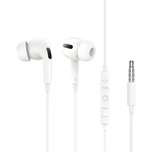 Handsfree 3.5mm Baseus Encok H18, Fehér - 1