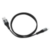USB-A to Lightning Kábel Hoco X38 Cool, 18W, 2A, 1m, Fekete thumbnail