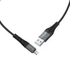 USB-A to Lightning Kábel Hoco X38 Cool, 18W, 2A, 1m, Fekete thumbnail