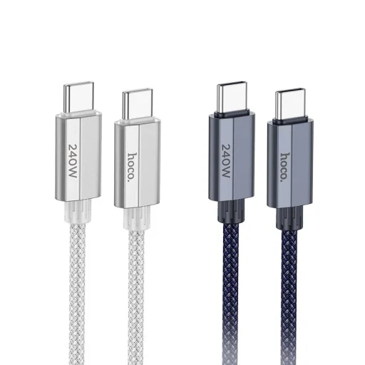 USB-C to USB-C kábel Hoco U134, 240W, 1.8m, Szürke - 4