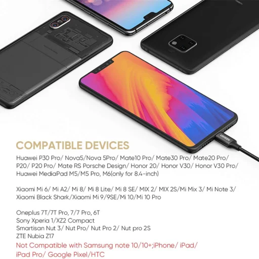 USB-C – 3,5 mm audioadapter UGREEN AV142, fekete - 6