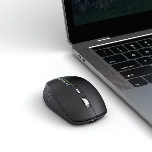 Wozinsky WMGK-1132 Vezeték nélküli egér RGB háttérvilágítással - Fekete - 5