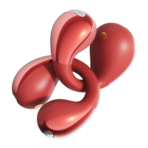 QCY Crossky Clip C30 fülhallgató (piros) - 6