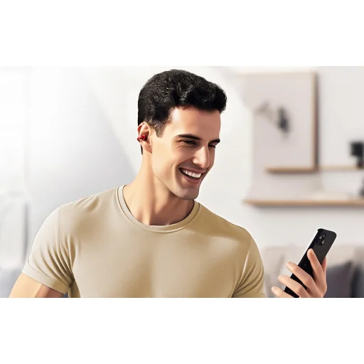 QCY Crossky Clip C30 fülhallgató (piros) - 11