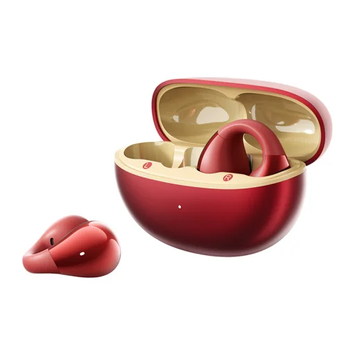 QCY Crossky Clip C30 fülhallgató (piros) - 5