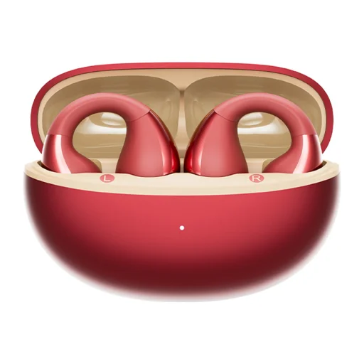 QCY Crossky Clip C30 fülhallgató (piros) - 1