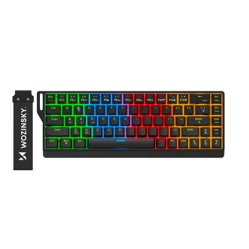 Wozinsky WKGP-1165 Mechanikus Gaming Billentyűzet RGB Háttérvilágítással - Fekete - 2
