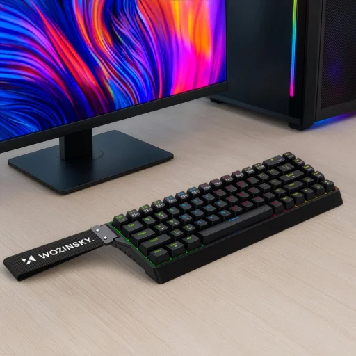 Wozinsky WKGP-1165 Mechanikus Gaming Billentyűzet RGB Háttérvilágítással - Fekete - 6