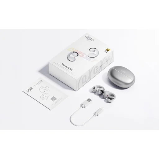 QCY Crossky Clip C30S fülhallgató (ezüst) - 7