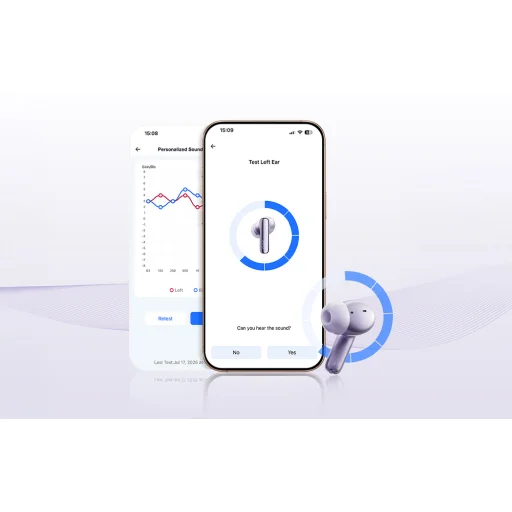 QCY MeloBuds N70 fülhallgató (lila) - 14