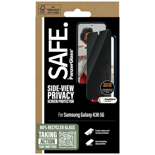 Samsung Galaxy A36 5G Privacy glass SAFE by PanzerGlass Ultra-Wide Fit üvegfólia - 4