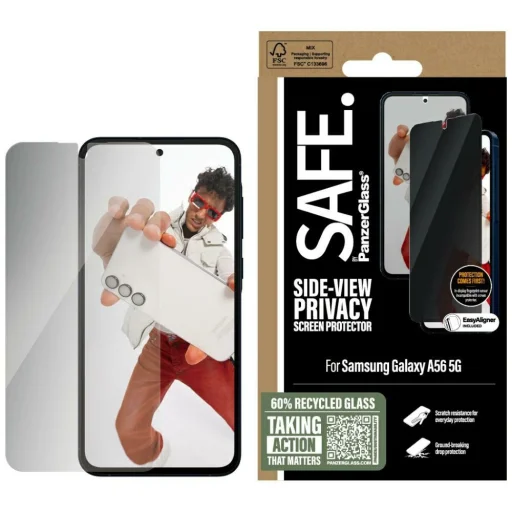 Samsung Galaxy A56 5G Privacy üvegfólia SAFE by PanzerGlass Ultra-Wide Fit - 1