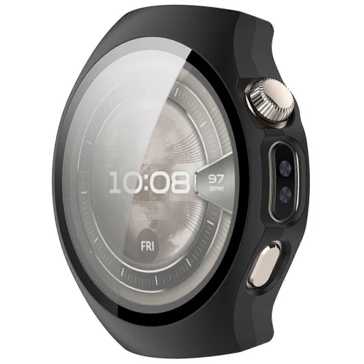 Huawei Watch 5 42mm Fekete Techsuit Defense360 Pro + Képernyővédő tok - 3