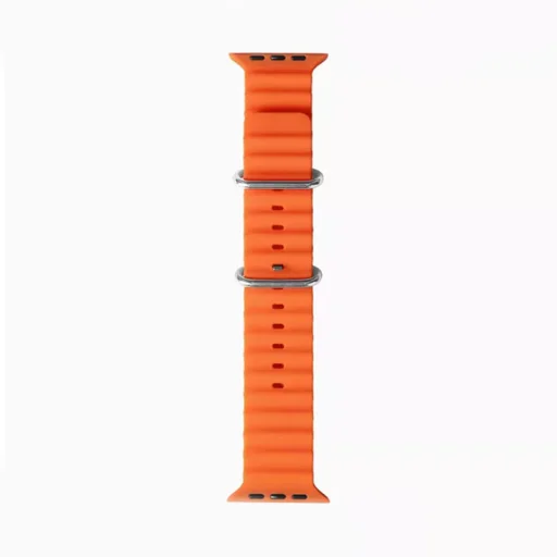 Apple Watch 1/2/3/4/5/6/7/8/9/10/SE/SE 2/Ultra/Ultra 2 (42/44/45/46/49mm) Orange Techsuit Watchband (W038) - 2