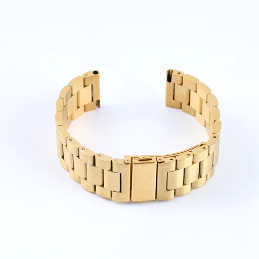 Apple Watch 1/2/3/4/5/6/7/8/9/10/SE/SE 2 (38/40/41/42mm) Gold Techsuit - Watchband (W036) - 3