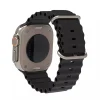 Apple Watch 1/2/3/4/5/6/7/8/9/10/SE/SE 2 (38/40/41/42mm) Fekete Techsuit Watchband (W038) thumbnail