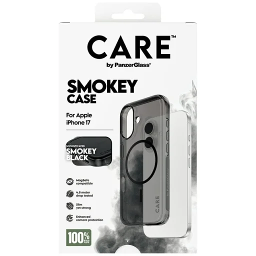 CARE by PanzerGlass Flagship Urban Explorer fliptok MagSafe iPhone 17 - Fekete tok - 5