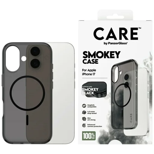 CARE by PanzerGlass Flagship Urban Explorer fliptok MagSafe iPhone 17 - Fekete tok - 1